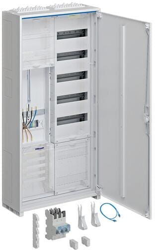 Hager ZB323T15A Komplettschrank, universZ, 1ZP, 3-Pkt, VT5, APZ, SLS 63A, ESA, 1100x550x205mm, IP44