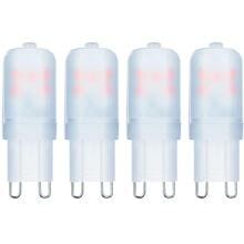 Protec.class PMPG9 Multipack, 4x LED Stiftsockel, G9, 2,2W, 200lm, 3000K, weiß (PMPG9)
