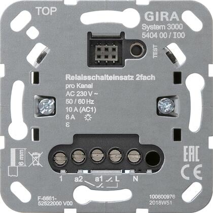 Gira 540400 Relaisschalteinsatz, System 3000