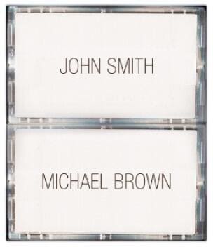 Comelit CA9210 Tastenabdeckung Türstation Ciao, 2 Klingeltasten, durchsichtig