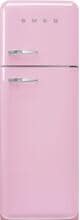 Smeg FAB30RPK6 50"s Style Retro Stand Kühl-Gefrierkombination, 60 cm breit, 294 L, Multiflow, Rechtsanschlag, cadillac pink