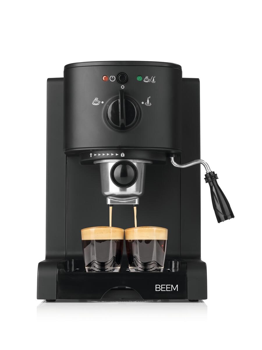 BEEM Siebträger-Maschine Espresso Perfect II Ultimate 20bar, 1470W, schwarz matt (03270)