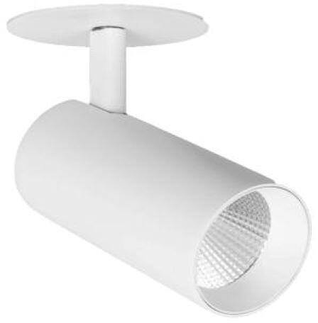 Brumberg TRAXX MAXI LED-Halbeinbau-Richtstrahler, 230 V AC, 50 Hz, 24 W, 30°, 4.000 K, CRI > 90, 2882 lm, weiß (88803174)