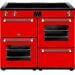 Belling Kensington 100 Ei Range Cooker, 3 Elektrobacköfen, mit Induktionsfeld, 100 breit, red