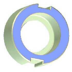 Protec.class PPSE20 DII-Pass-Schraub-Einsatz 20A E27 blau (05104986)