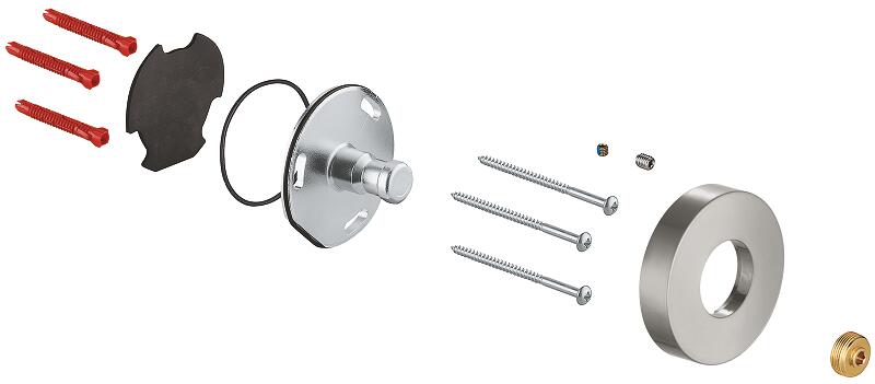 GROHE Brausestangenhalter, supersteel (48279DC0)