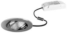 Brumberg DAMITA LED-Einbaustrahlerset inkl. Konverter, schaltbar, IP65, 6W, 730lm, 3000K, schwenkbar