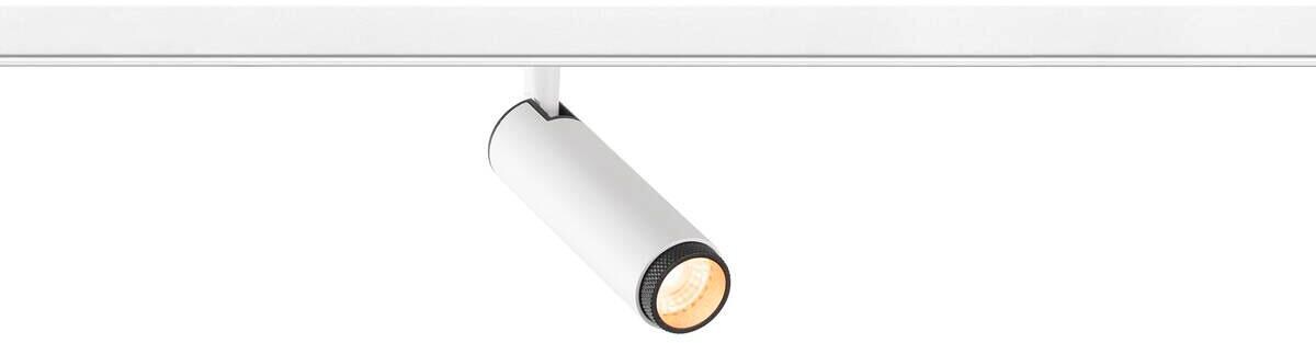 SLV GRIP! S Spot für 48V Niedervolt-Schienen-System, Ø3,0cm, 2700K, DALI, 9,8W, weiß/schwarz (1008405)