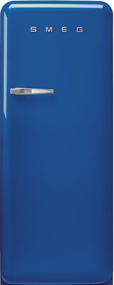 Smeg FAB28RBE6 50"s Style Retro Stand Kühlschrank, 60 cm breit, 270 L, Rechtsanschlag, blau