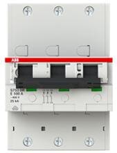 ABB S753DR-E100 Hauptleitungsschutzschalter SH-Schalter in E-Charakteristik, 25kA, 100A, 3Polig (2CDH783010R0822)