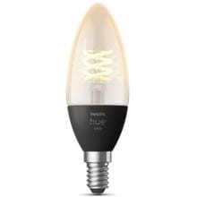 Philips Hue White Filament Lampe, Kerze, E14, 4,5W, 300lm, 2100K (929002479501)