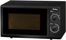 Amica MW13151S Solo-Mikrowellengerät, 17L, 700W, unterbaufähig, 6 Stufen, schwarz