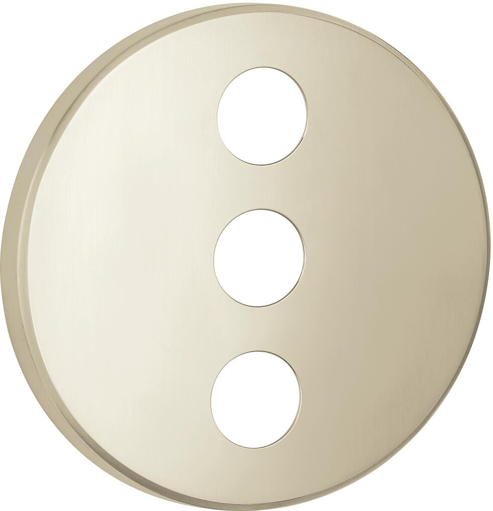 GROHE Rosette, rund, für SmartControl Unterputz, für 3-fach Unterputzventil, nickel gebürstet (48366EN0)