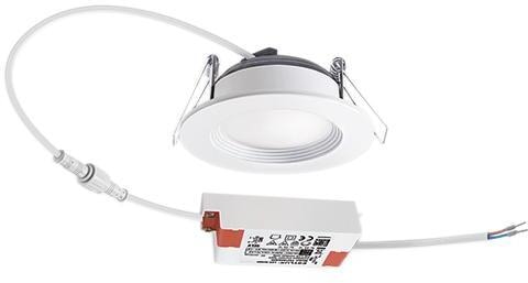 Esylux ELSA-2 DL 68 Downlight, ON/OFF-Steuerungssystem, 5W, 500 lm, 3000 K, weiß (EO10298967)