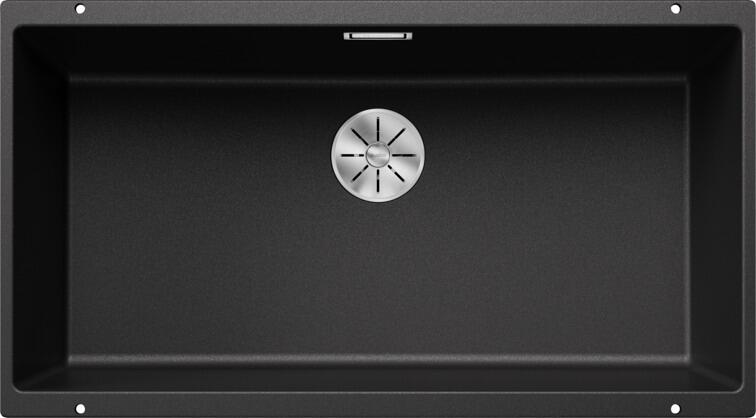 Blanco Subline 800-U Unterbau-Granitspüle, ohne Ablauffernbedienung, reversibel, SILGRANIT, anthrazit (523141)