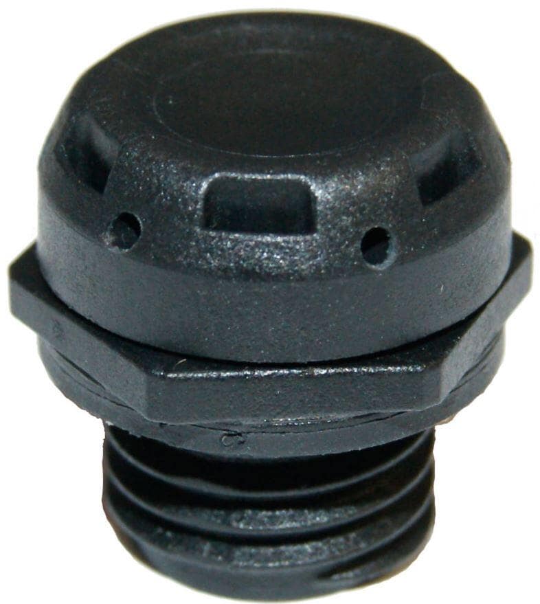 Wiska EVPS 12 Druckausgleichsstopfen, M12, lichtgrau/schwarz (10102370), 10 Stck.