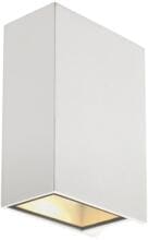 SLV QUAD BIG UP/DOWN Wandleuchte, LED, 3000K, IP44, eckig, weiß (232441)