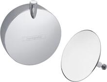hansgrohe Flexaplus S Fertigset Ablauf- und Überlaufgarnitur, Chrom, (58186000)