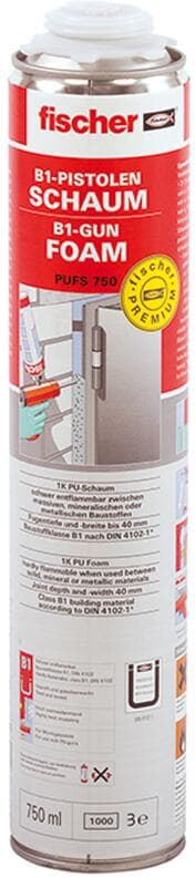 Fischer B1 - Schaum PUFS 750, 750 ml (45300)
