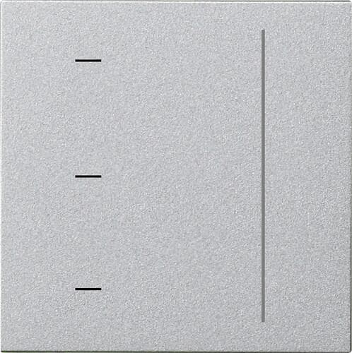 Gira 536526 System 3000 Touchaufsatz System 55, aluminium