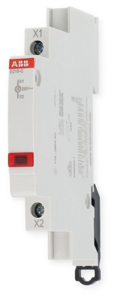 ABB E219-C Leuchtmelder, m.LED, 115-250V AC, rot (2CCA703401R0001)