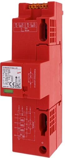 Dehn DSH ZP B2 LSG TT 255 Kombi-Ableiter Typ1 (909731)