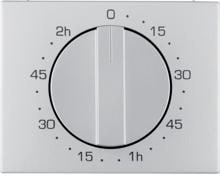 Berker 16357103 Zentralstück mit Regulierknopf für mechanische Zeitschaltuhr, K.5, alu, Aluminium eloxiert