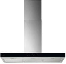 AEG GB67D91HL Wandhaube, 90 cm breit, 730 m³/h, Hob²Hood-Funktion, Touch Control, LED-Leuchtstreifen, Edelstahl/schwarz