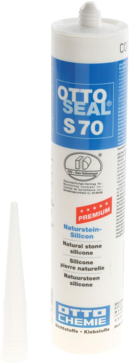 Bosch Siemens 00643724 Dichtstoff, für Herde und Glaskeramik, Silicon-Dichtstoff, OTTO SEAL S 70, bahamabeige S70-04-C10