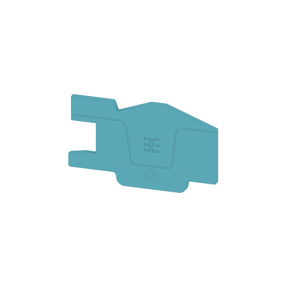 Weidmüller AEP ITB 2.5 BB 2C BL Abschlussplatte, A-Reihe mit PUSH IN, 2,1 mm, blau (2668790000)