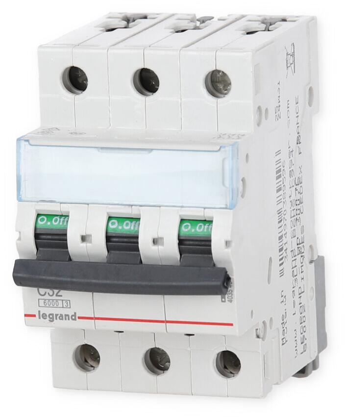 Legrand 403548 Leitungsschutzschalter, TX3, C-Charakteristik, 32A, 3-Polig, 6kA, 400V