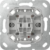 Gira 310500 Wippschalter-Einsatz Ausschalter mit Befestigungskrallen, Serienschalter, 10 AX, 250 V