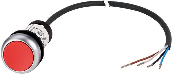 Eaton C22-D-R-K01-P62 Drucktaste, flach, tastend, 1 Ö, Rot, O (185671)