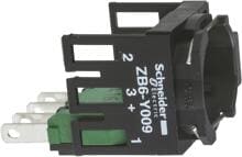Schneider Electric Hilfsschalterblock f. Drucktaster, Ø 16, 2Ö (ZB6Z4B)