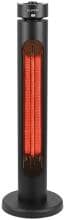 Eurom Golden 2000 Shadow Tower Terassenheizung, 2000 W, 8 Einstellungen, bis 20 m², IP45, Fernbedienung, schwarz