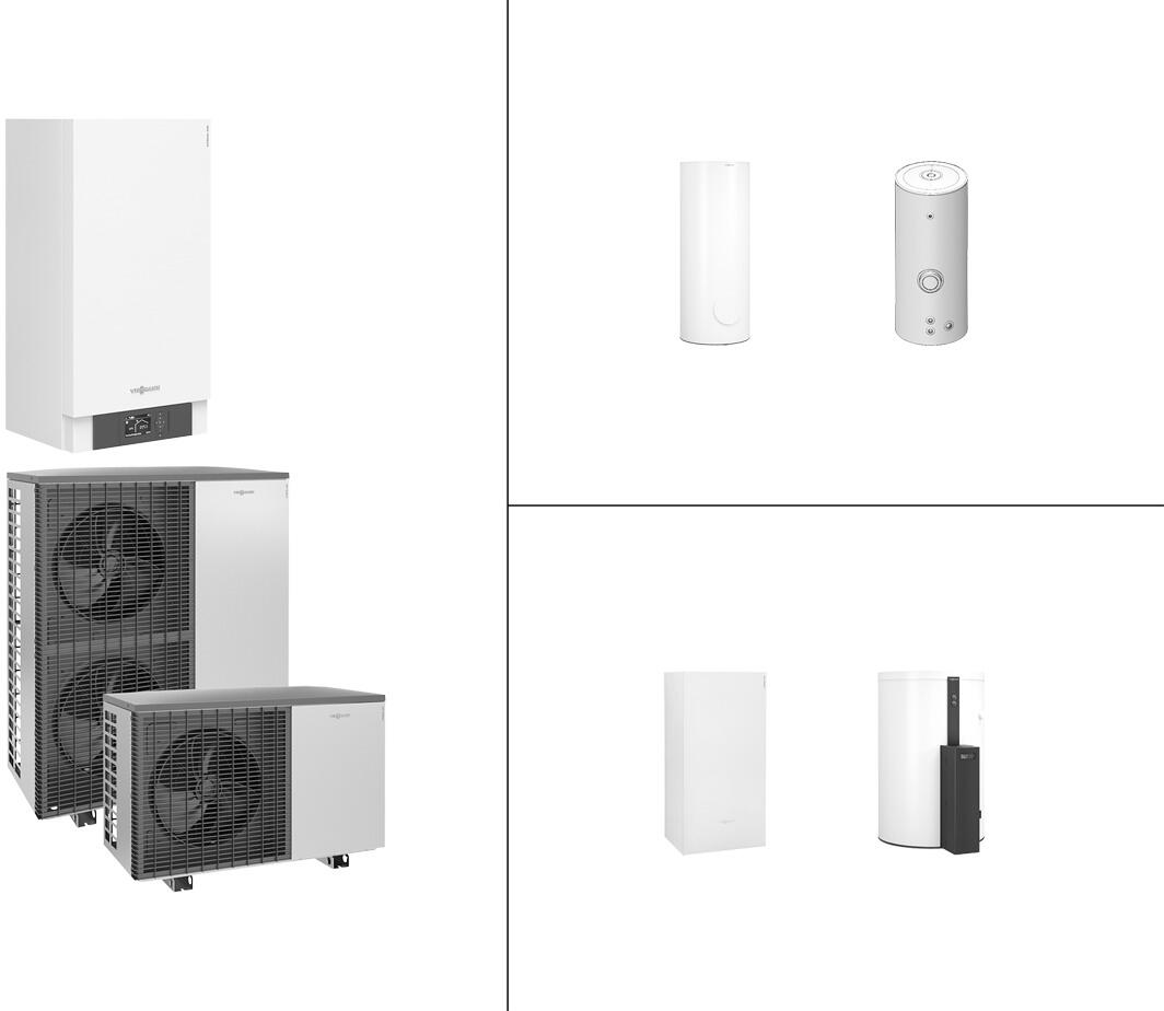 Viessmann AWB-E-AC 201.D13 + SVW-600-S1 Paket Vitocal 200-S witterungsgeführt Vitotronic 200 WO1C Vitocell 100-W CVAA 300 L (Z015549)