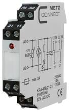 METZ CONNECT KRA-M8/21-21, 2 Wechsler, 12 V AC/DC (11061950)