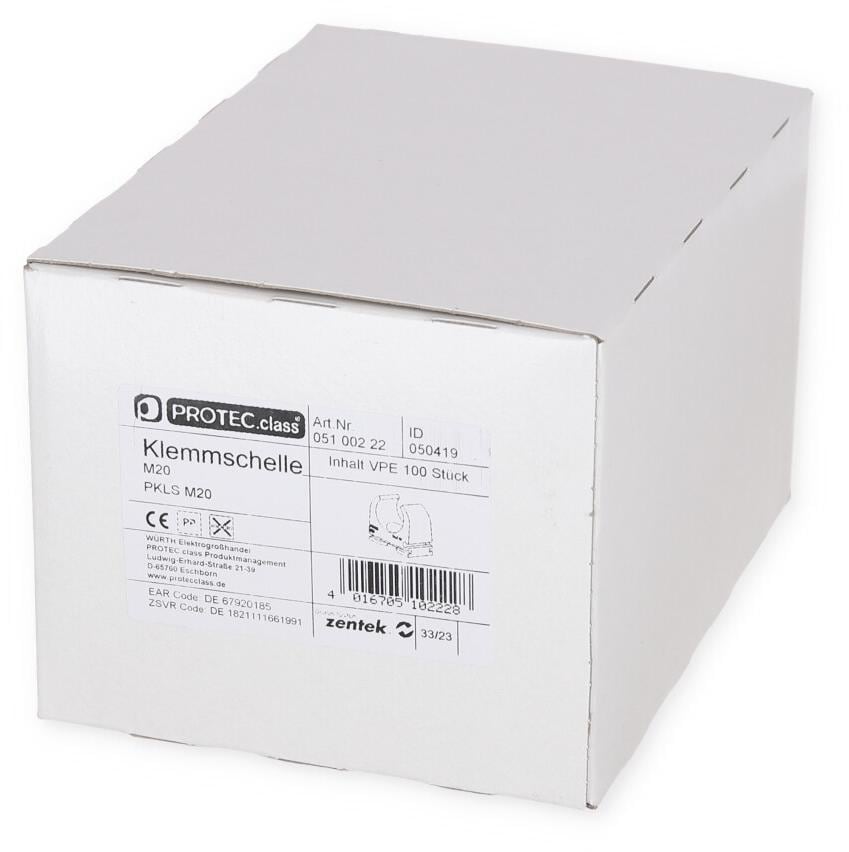 Protec.class PKLS Klemmschellen M20 (05100222), 100 Stck.