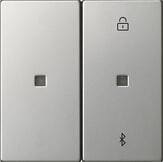 Gira 5381600 System 3000 Jalousie- und Schaltuhr BT System 55, Edelstahl