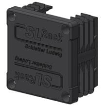 SL Rack Kunststoff-Endkappe RAIL 40 schwarz Endkappe für Rail 40 - 40x40 schwarz (94640-05)