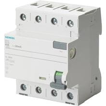 Siemens 5SV3344-3 FI-Schutzschalter, 4-polig, Typ F, kurzzeitverzögert, In: 40 A, 30 mA, Un AC: 400 V
