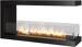 INfire Dreiseitiger Bioethanol Einbaukamin Inside U1000.2, Inhalt 2 Liter, 1000x500x300mm, stahl, schwarz (INSIDE U1000.2)