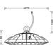 Siteco Highbay 42-S LED-Hallenleuchte, breit strahlend, EIN/AUS, AC, 4000K (51HP327A4FMA)