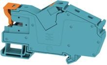 Weidmüller AITB 16 BB NLO BL Installations-Etagenklemme, PUSH IN, 16 mm², 1000 V, 76 A, Anzahl Anschlüsse: 2, Anzahl der Etagen: 1, blau (2669140000)