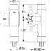 GROHE Rondo A.S. WC-Druckspüler, DN 20, integrierte Vorabsperrung, für Flach- und Tiefspül-WC, chrom (37349000)