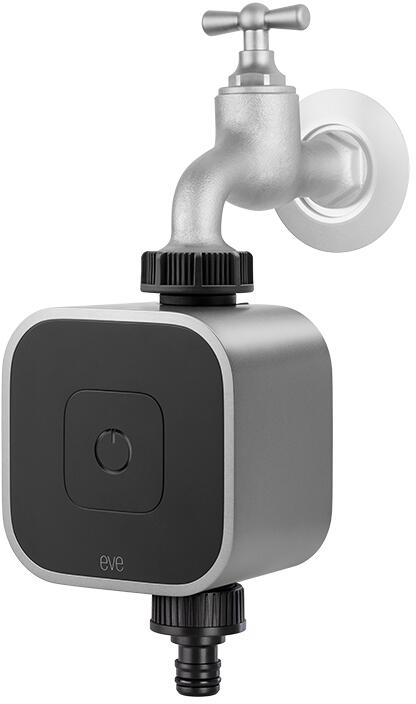 Eve Aqua HomeKit Smarter Wasserhahn, schwarz/grau (10ECC8101)