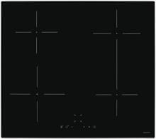 Exquisit EKI600-SF-B-R-380 Induktionskochfeld, 60 cm breit, Touch-Control, Brückenschaltung, Timer Digital, Kindersicherung, Alurahmen