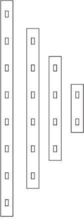 Lippert 440.24.64 LED-Streifen zur Hinterleuchtung von transluszenten Namensschildern, 104 mm, weiß