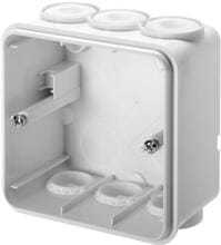 Gewiss Aufputzgehäuse zu FI-Schutzschalter oder Steckdose, IP44, weiß (GW95527)