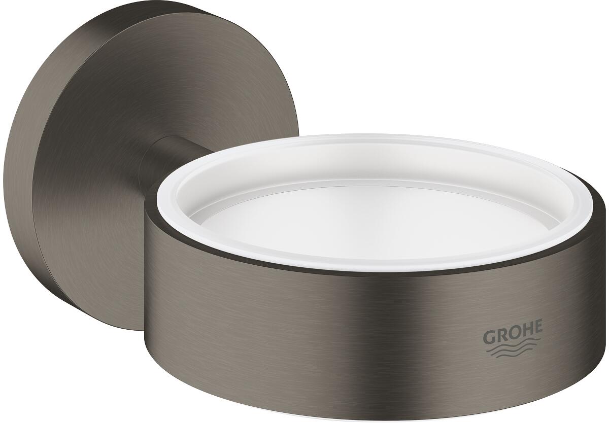GROHE Essentials Halter, hard graphite gebürstet (40369AL1)